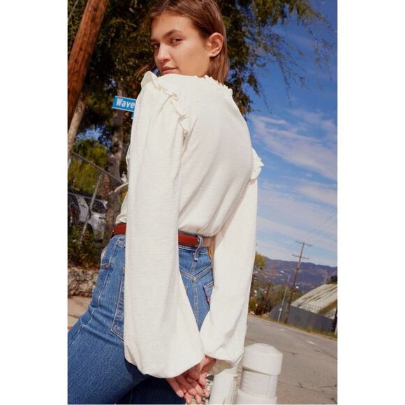 Nation LTD Quintana Yoked Top Sz M - Picture 2 of 12